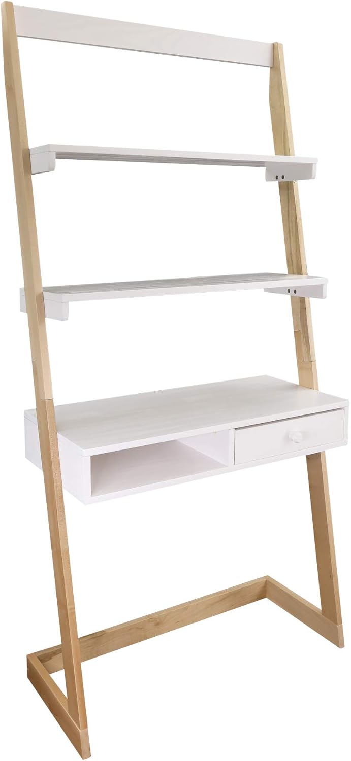 American Trails Freestanding Ladder Desk with Drawer, Natural